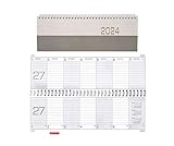 Kalender 2024 Tischkalender Tisch-Querkalender Bürokalender Wochenkalender 1 Woche auf 2 Seiten 28,5 x 11 cm